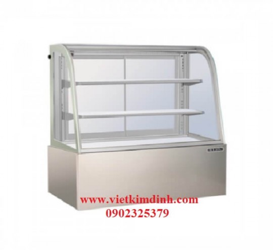 Tủ trưng bày bánh kính cong